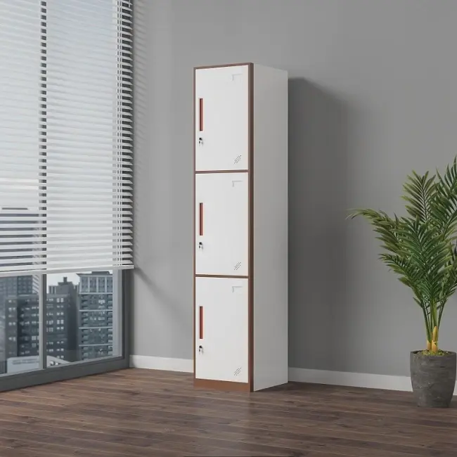 Single 3-Door Foldable Locker+Applictaion