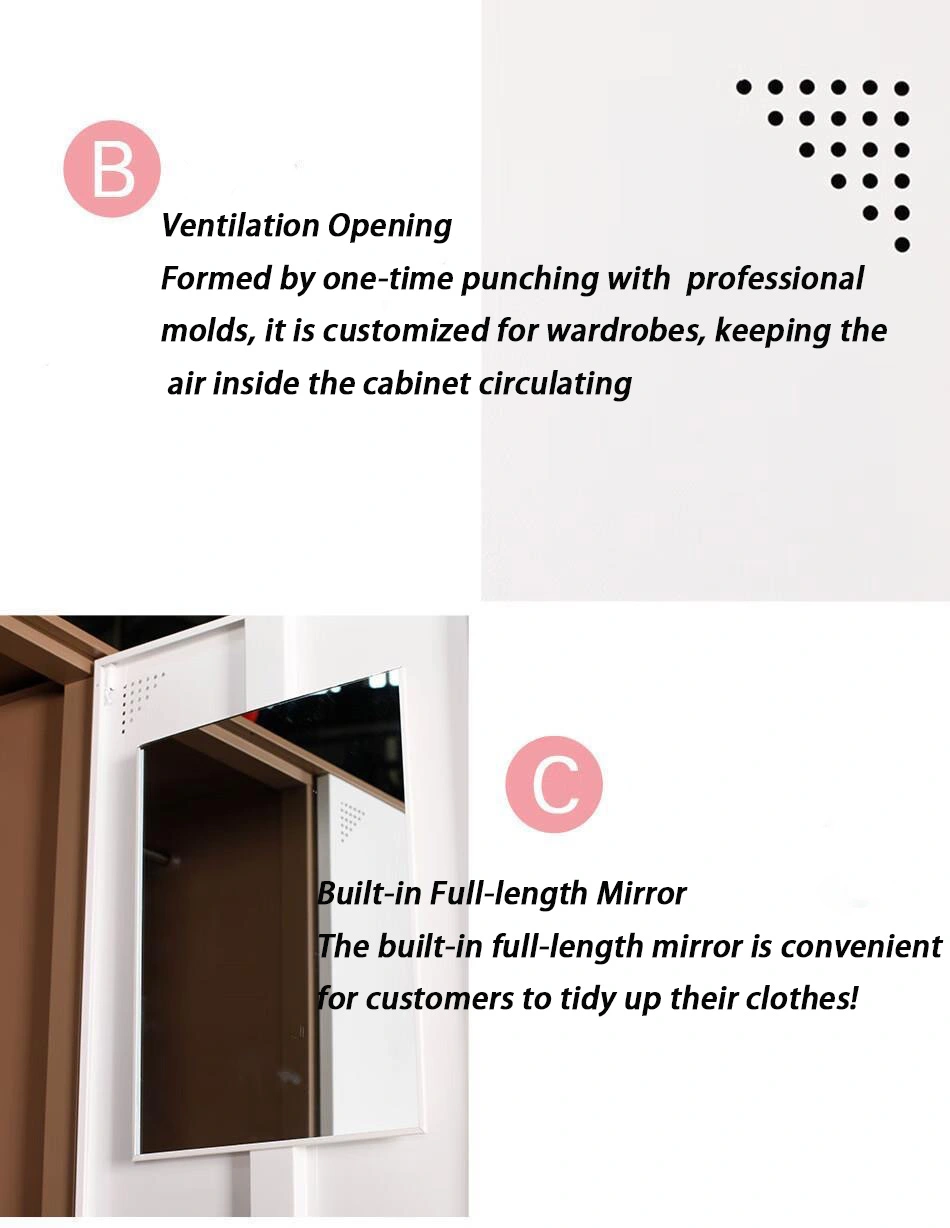 Single column 4 door locker+Detail Single column 4 door locker+Detail