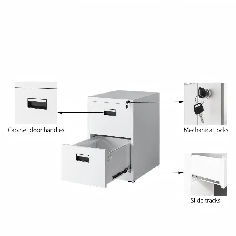 2-Drawer Vertical Steel File Cabinet+Product 2-Drawer Vertical Steel File Cabinet+Product