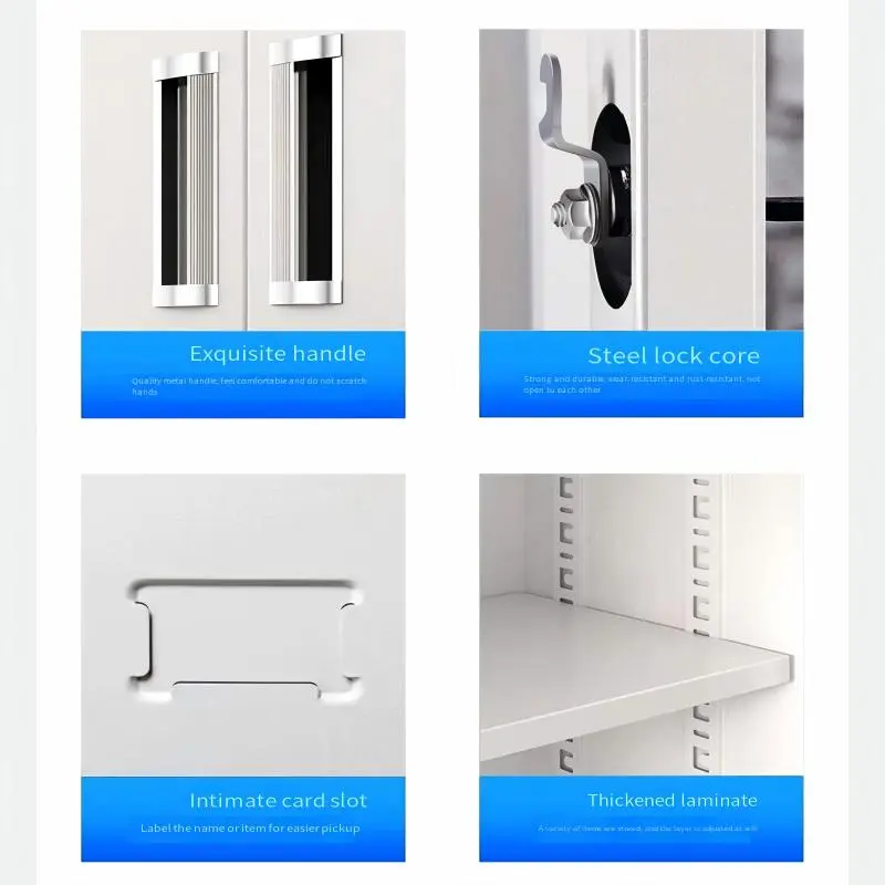 4 Door Steel Lockers+Detail 4 Door Steel Lockers+Detail