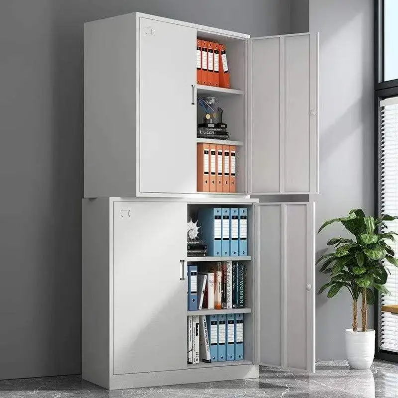 Double-Section Four-Door Office Cabinet+Application Double-Section Four-Door Office Cabinet+Application