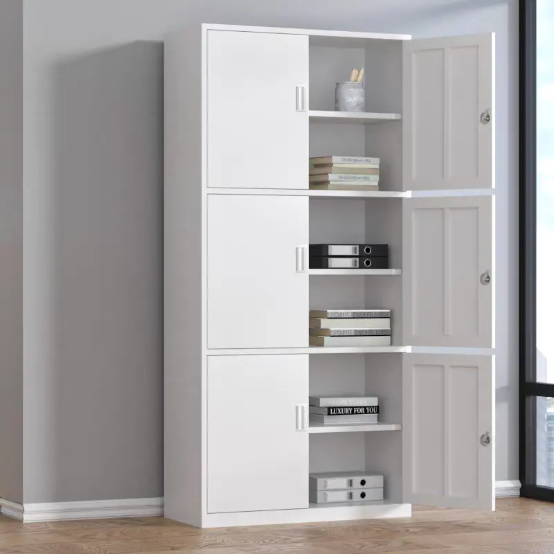 6-Door 3-Shelf  Filing Cabinet+Application