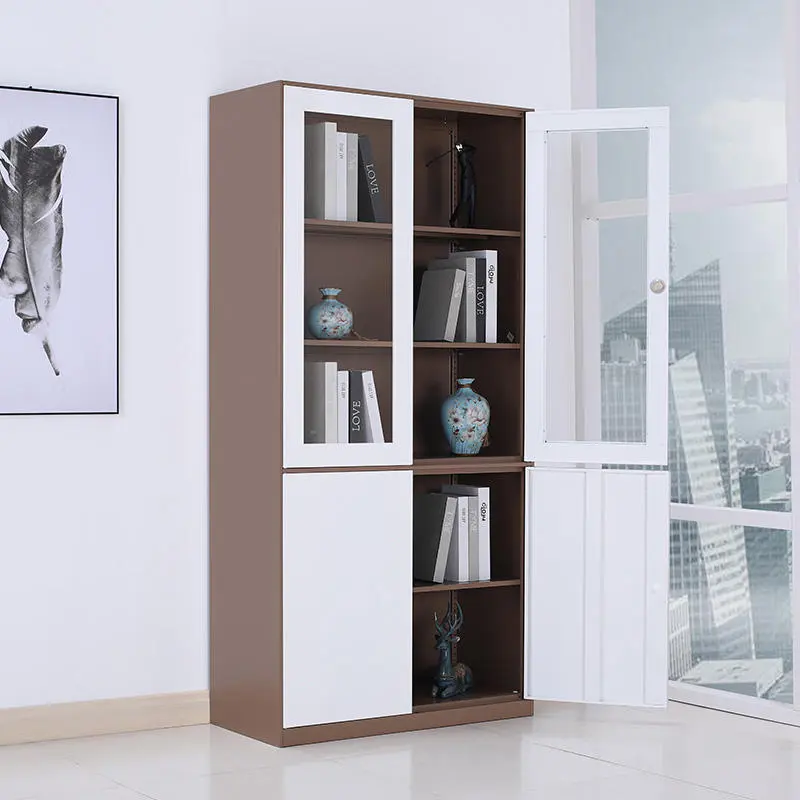 Four-Door Steel and Glass Filing Cabinet+Application Four-Door Steel and Glass Filing Cabinet+Application
