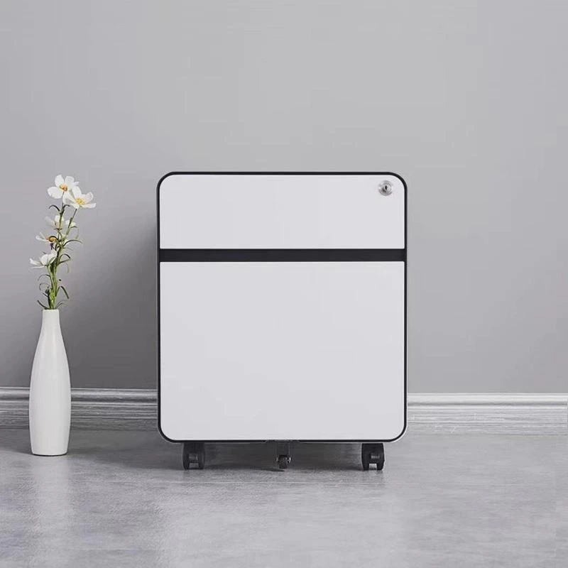 2 Drawer Steel Mobile Pedestal Cabinet+Application