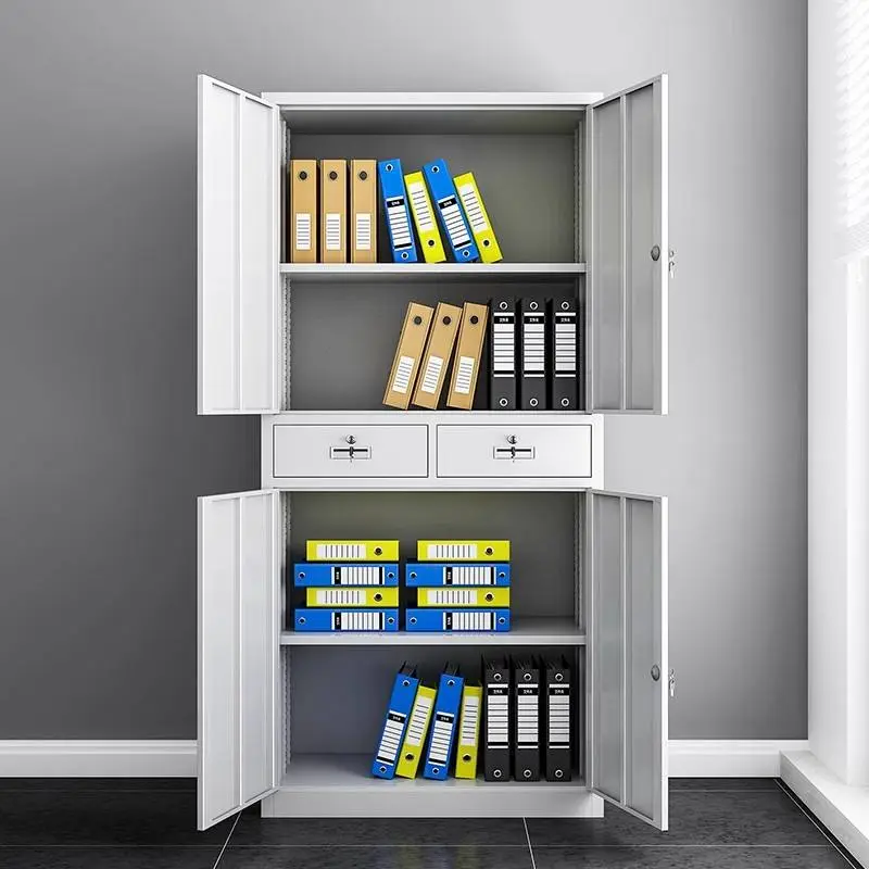 Steel-Door File Cabinets with Two Middle Drawers+Application Steel-Door File Cabinets with Two Middle Drawers+Application