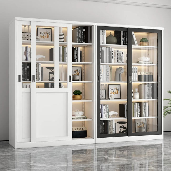 Sliding Door Bookcase