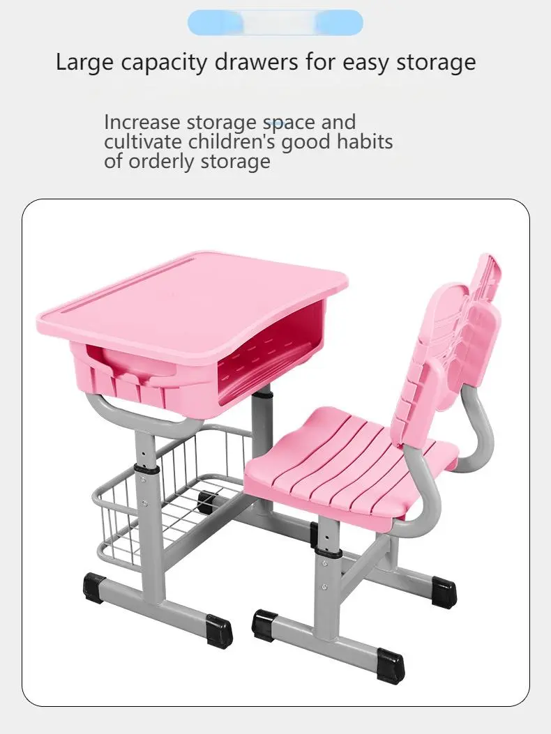 School Desk With Chair Attached+detail School Desk With Chair Attached+detail