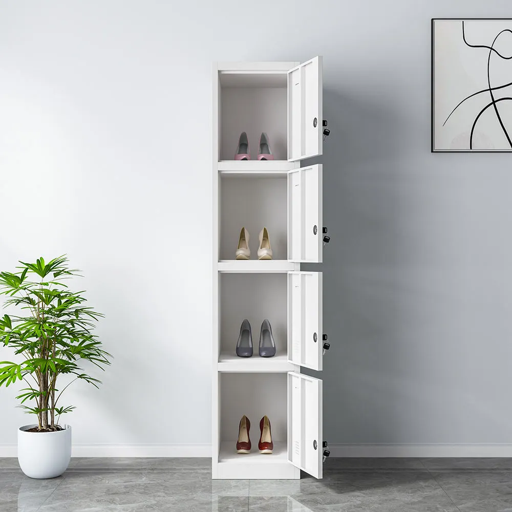 Single Column 4-door Steel locker+Application Single Column 4-door Steel locker+Application