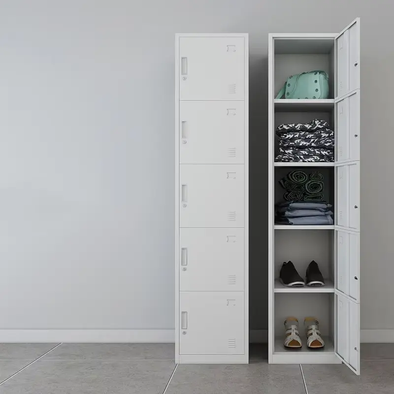 Single Column 5-door Steel locker+Application Single Column 5-door Steel locker+Application