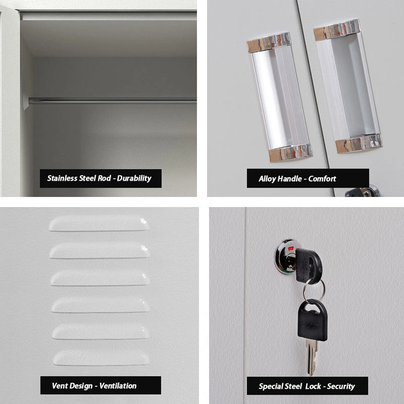 Double Swing Door File Wardobe+Detail