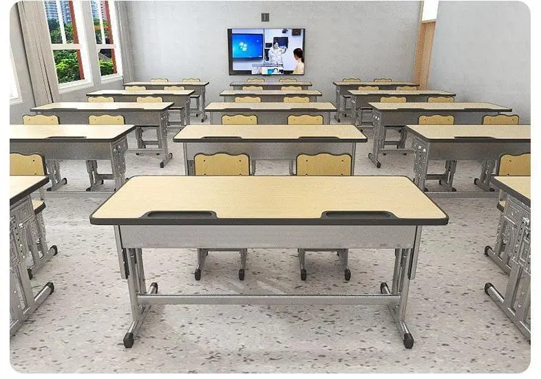 Double Student Desk and Chair