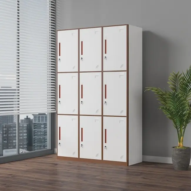 9-Door Foldable Locker+Application 9-Door Foldable Locker+Application