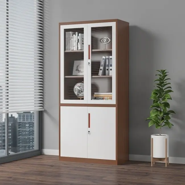 Glass Door Steel File Cabinet+Application