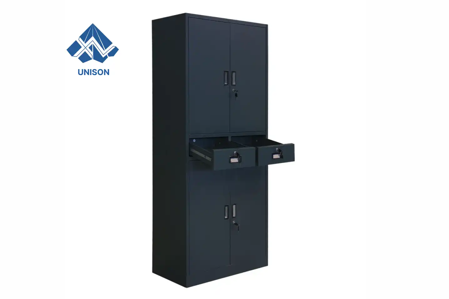 Steel-Door File Cabinets with Two Middle Drawers