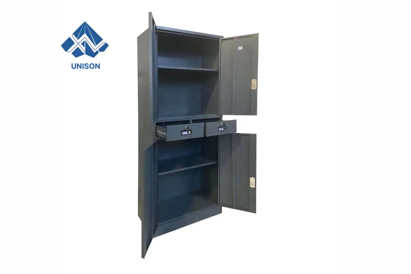 Steel-Door File Cabinets with Two Middle Drawers