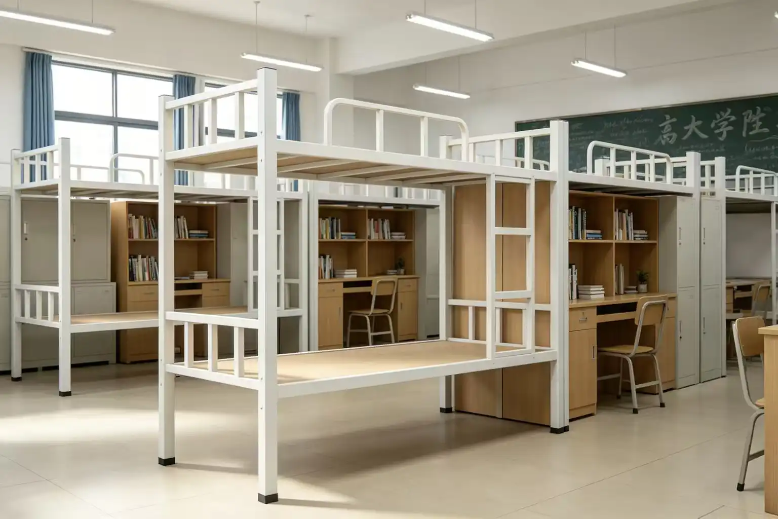 Dormitory metal double bed Dormitory metal double bed