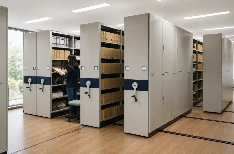 Electric Compact Mobile Filing Cabinet