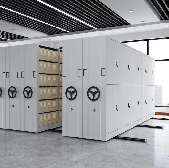 Hand-Cranked Intensive Filing Cabinet Hand-Cranked Intensive Filing Cabinet