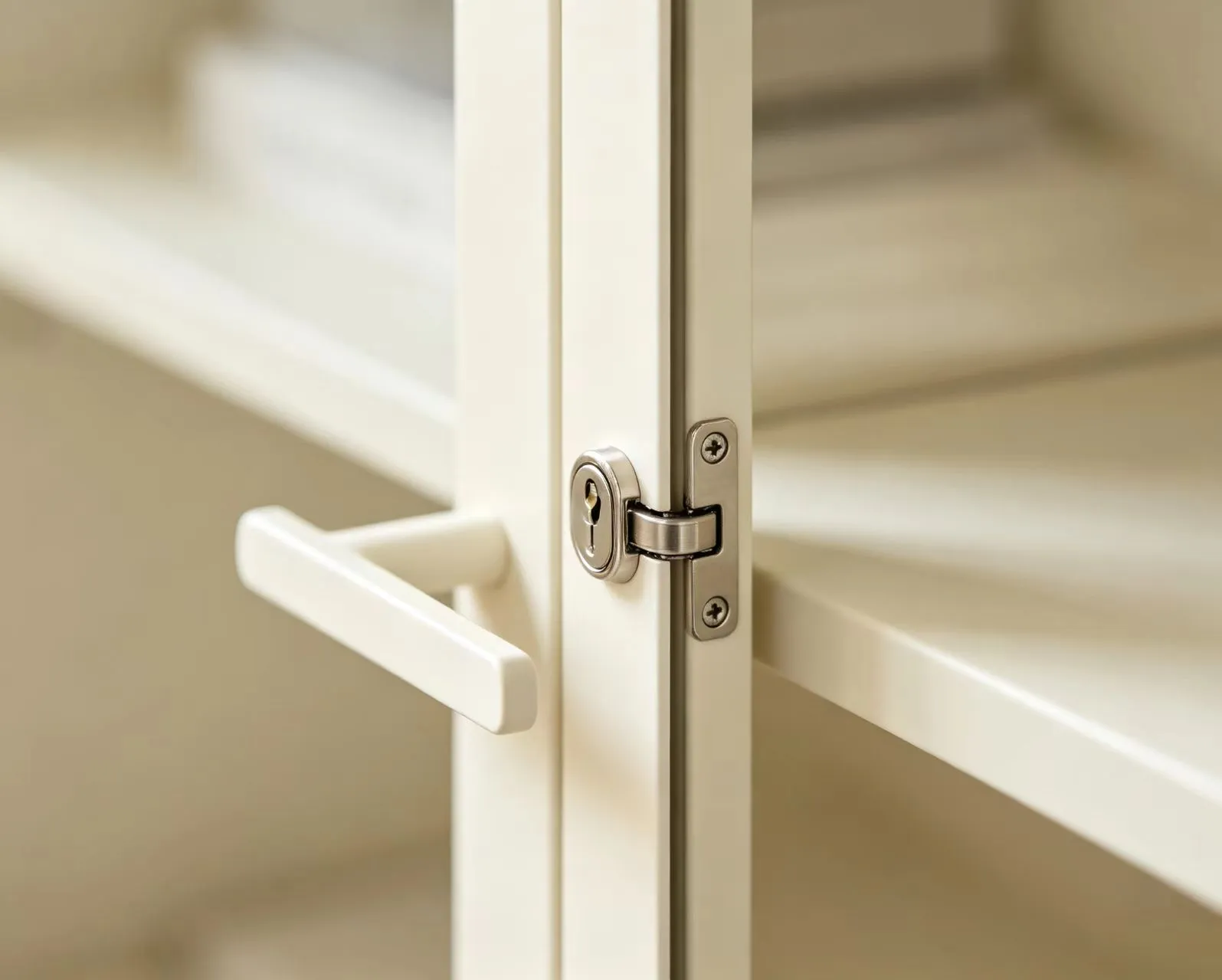 Narrow Frame Steel Door Bookcase