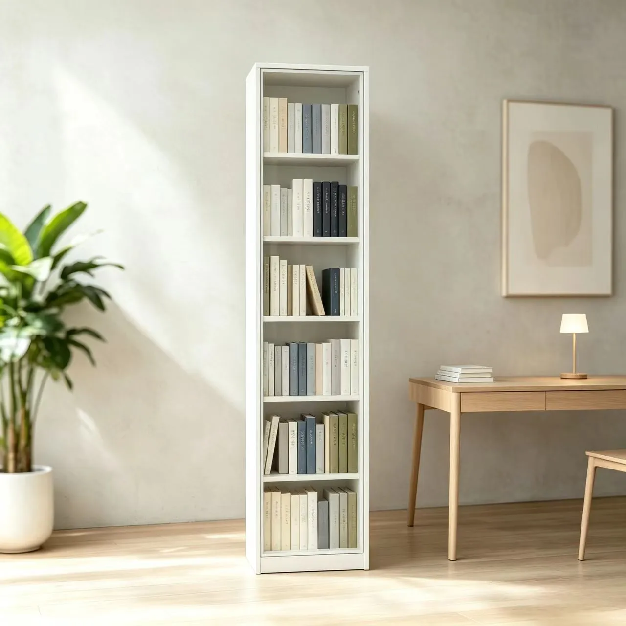 Narrow Frame Glass Door Office Bookcase Narrow Frame Glass Door Office Bookcase