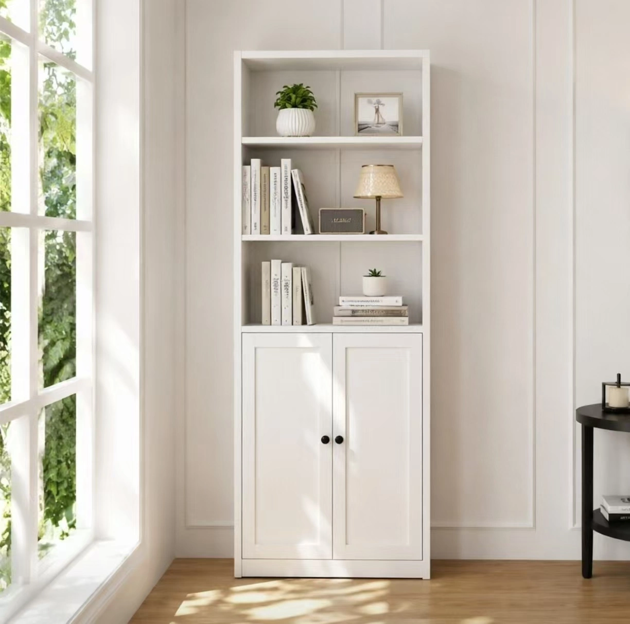 Double Door Storage Bookcase
