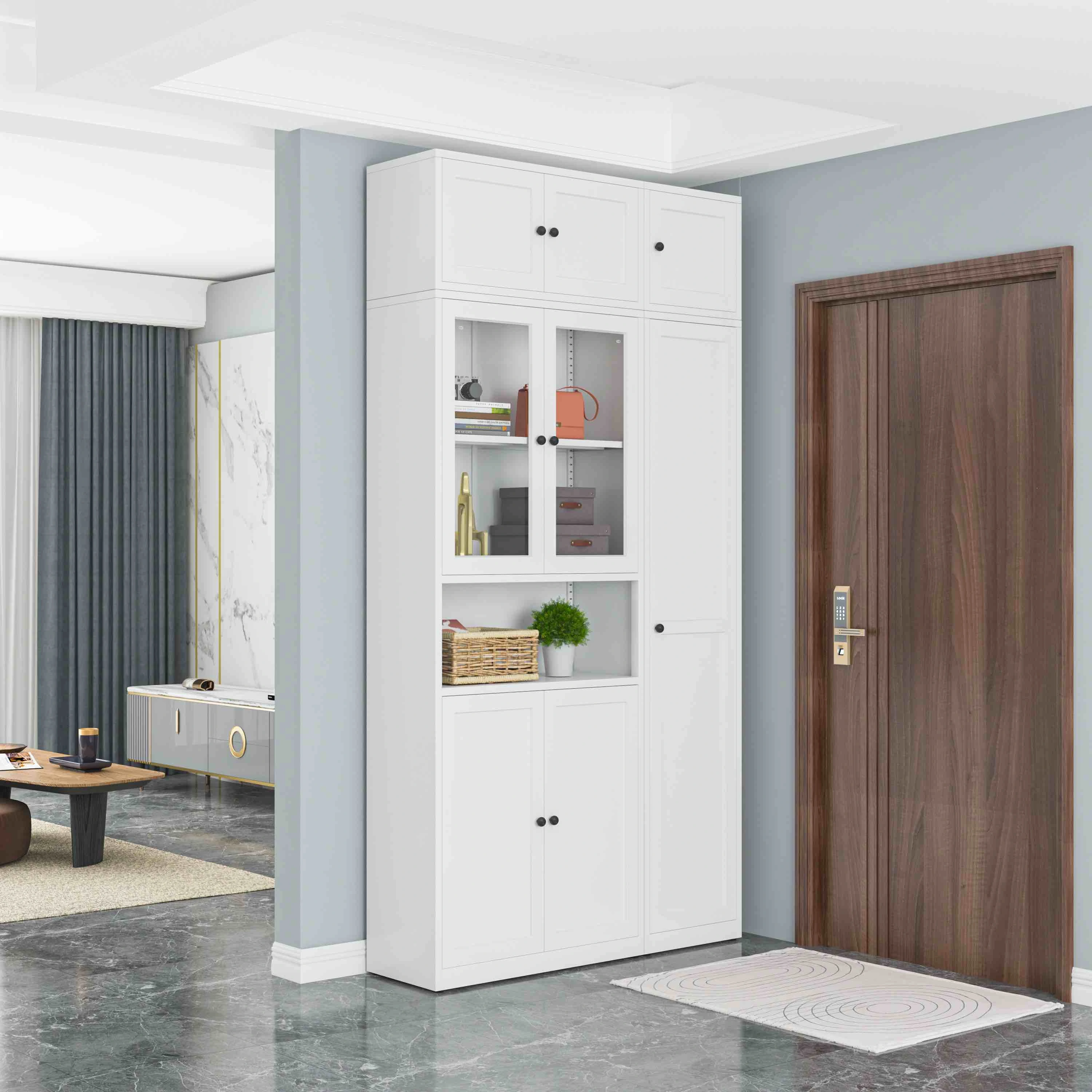 Double-door Wall-mounted Top Cabinet Sence Image. Double-door Wall-mounted Top Cabinet Sence Image.