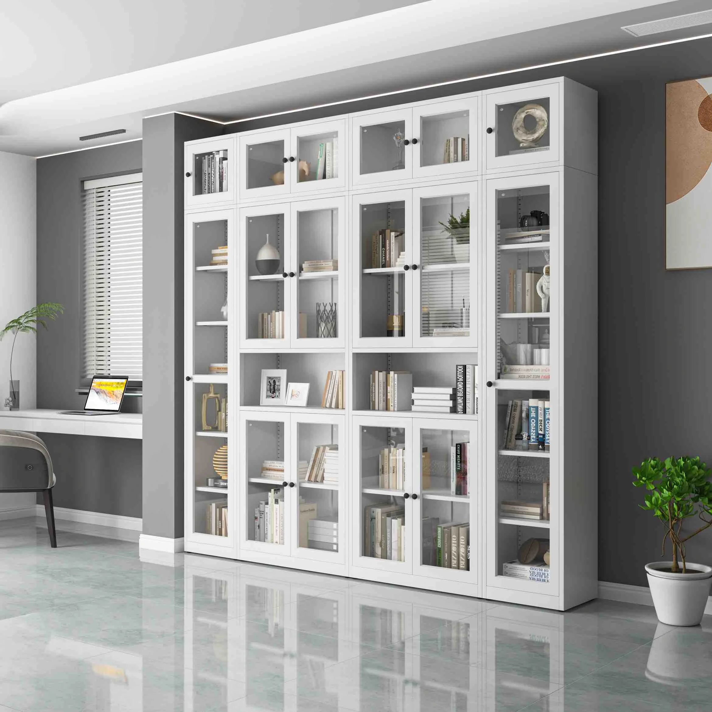 Double-door Wall-mounted Top Cabinet Sence Image Double-door Wall-mounted Top Cabinet Sence Image