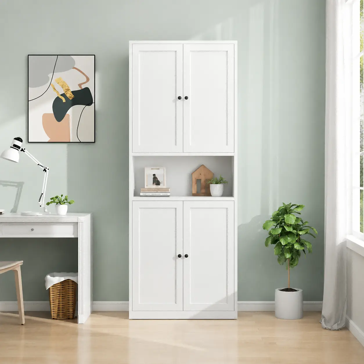 Double Solid Door Tall Steel Cabinet Double Solid Door Tall Steel Cabinet
