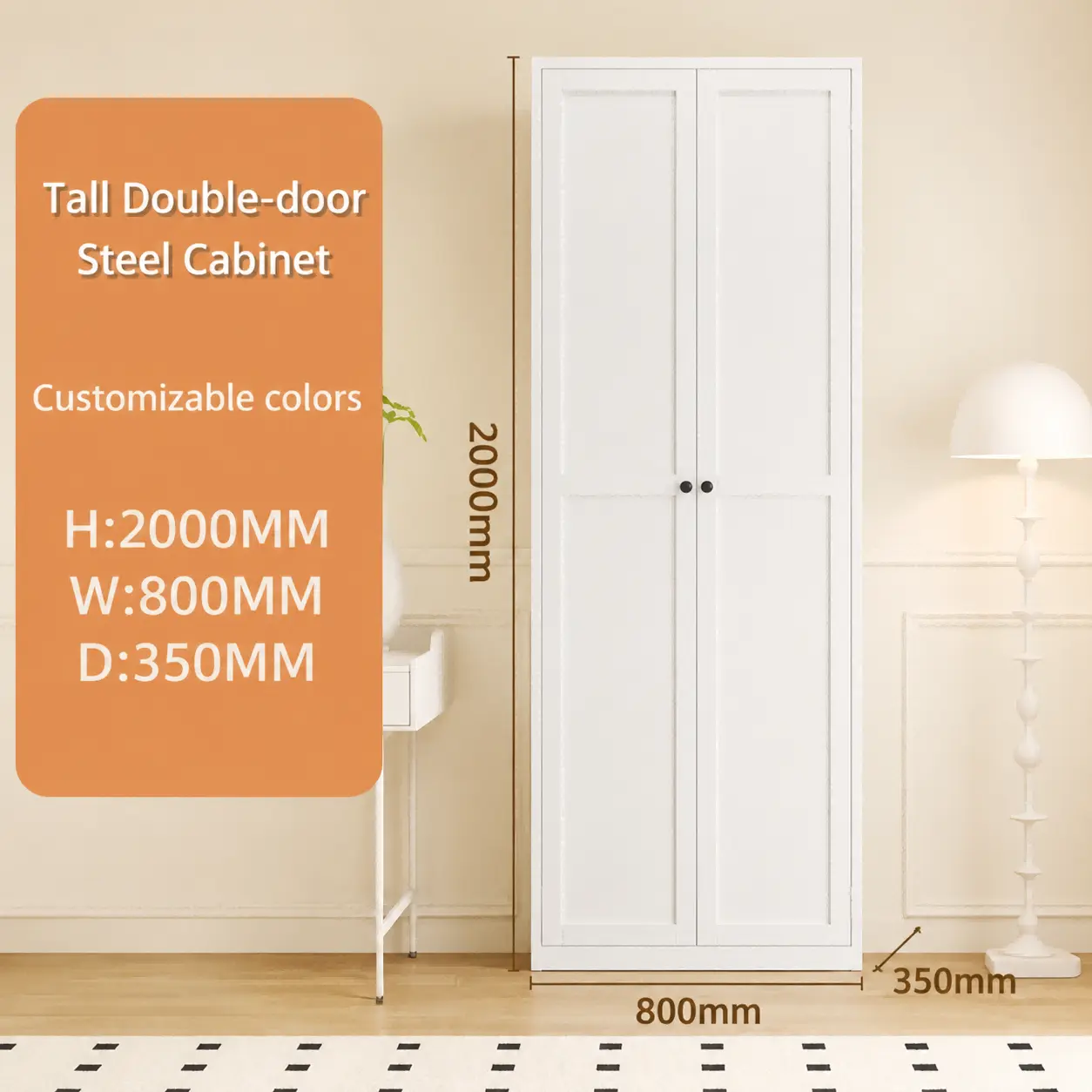 Tall Double-door Steel Cabinet Tall Double-door Steel Cabinet