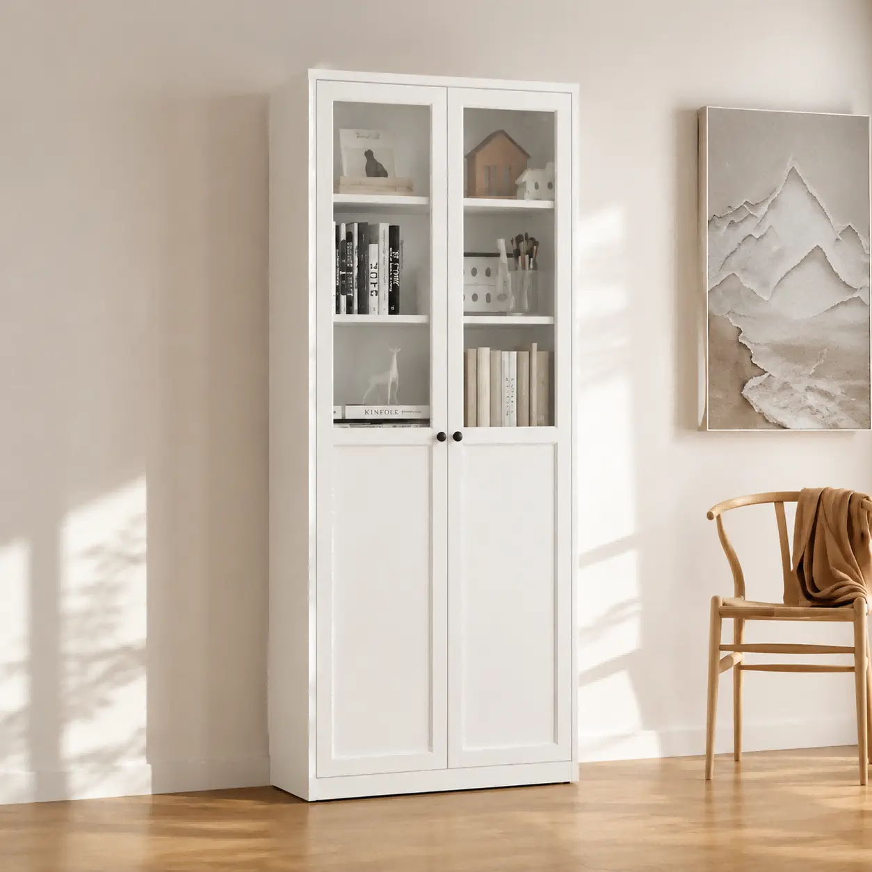 Tall Upper Glass Steel Cabinet Tall Upper Glass Steel Cabinet