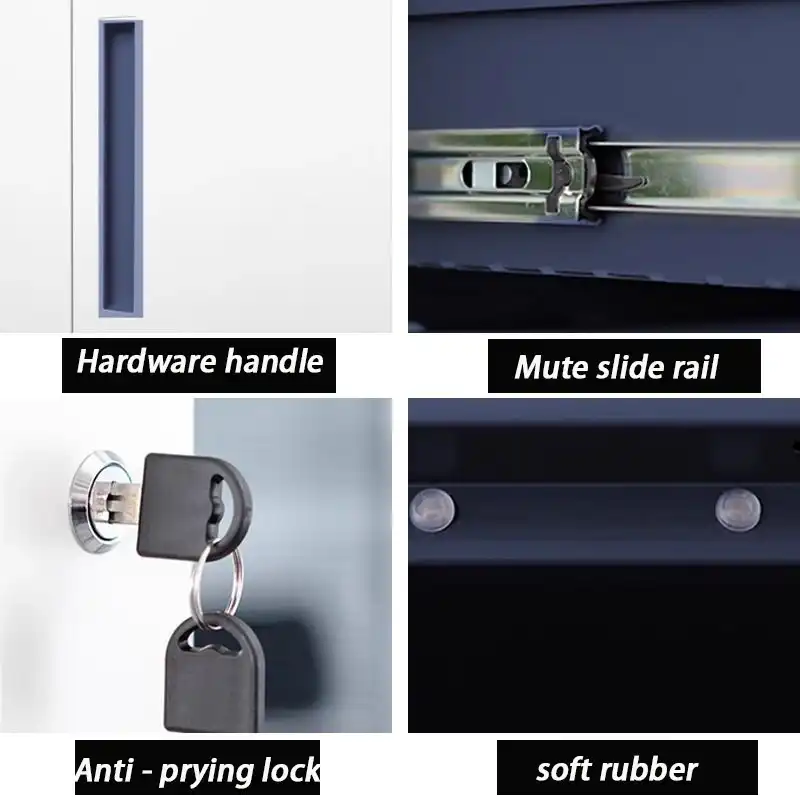 Double-Layer Four-Door Lockers